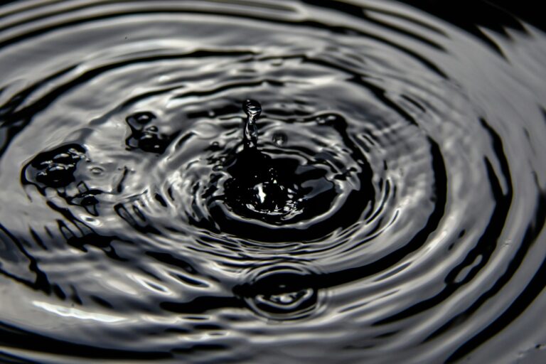 When I look into water
